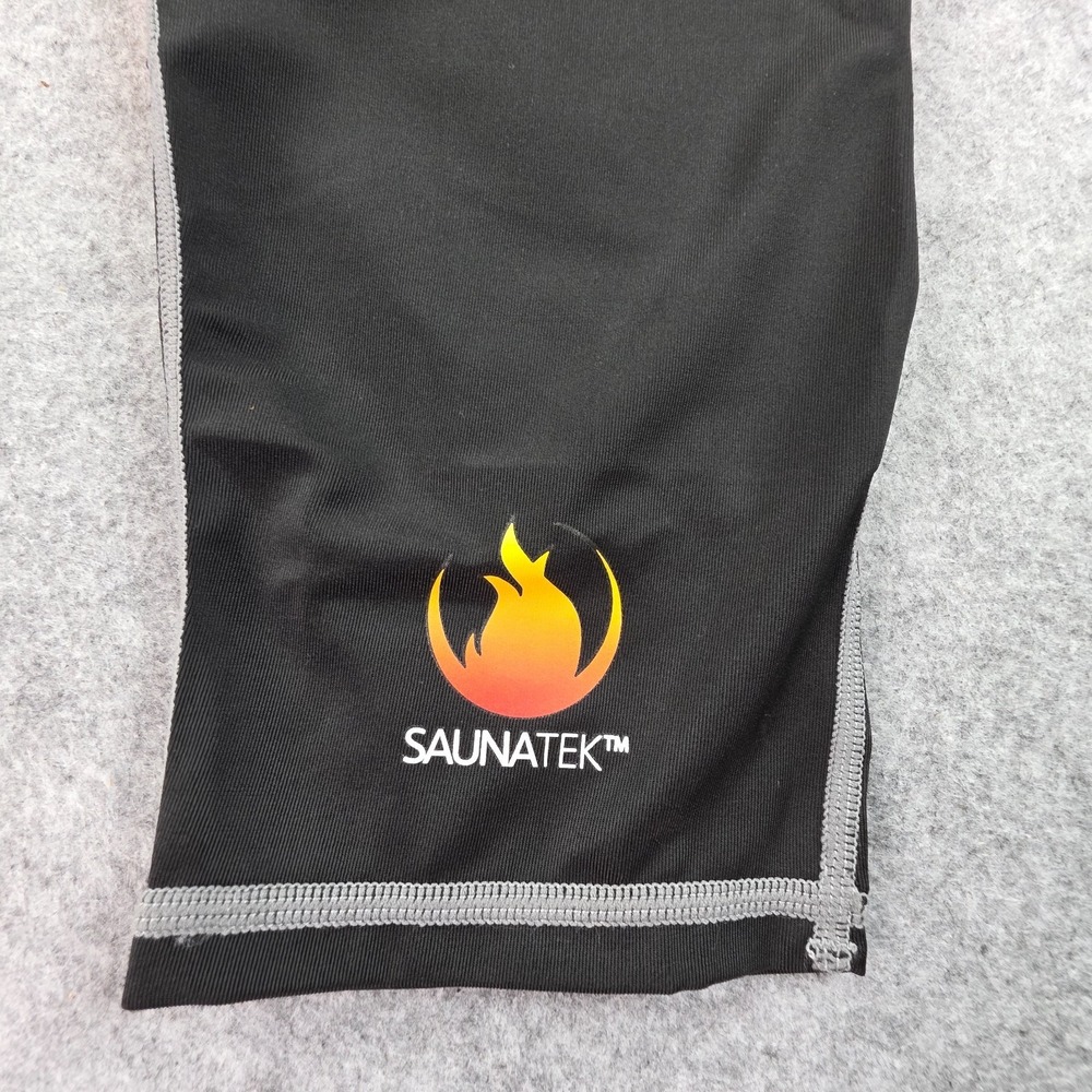 SAUNATEK Men's Neoprene Sweat Sauna Body Shaper Pants Waist Trainer Leggings 2XL - Picture 2 of 6